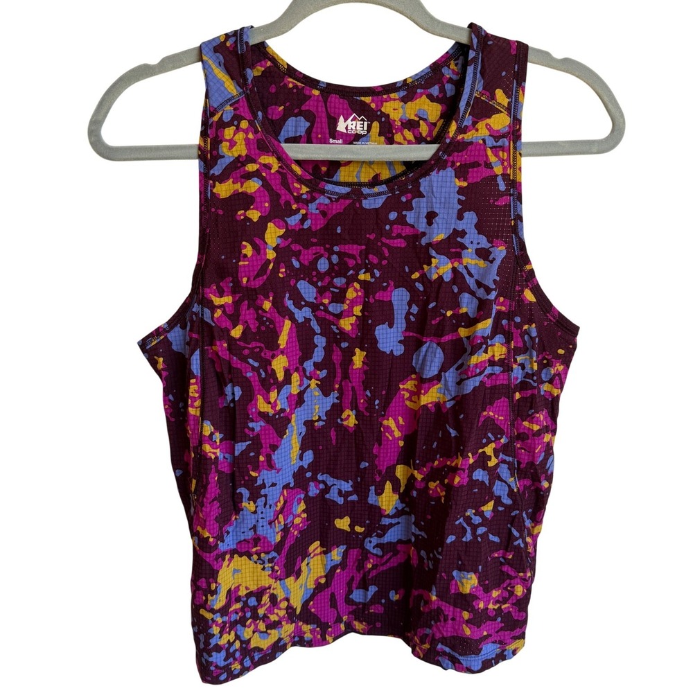 REI Co-op Swiftland Grid Tank Top Women S Purple Running Hiking Gorpcore